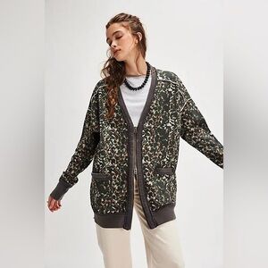 NWT! Free People We the Free Large Aiden Cardigan Bohemian Western Fall Boho